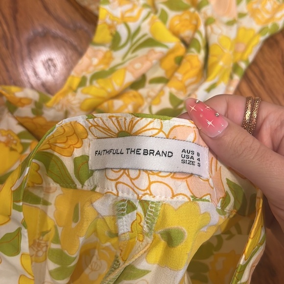 Faithfull The Brand Woman’s Floral Flare Pants Size US 4 - Picture 6 of 7